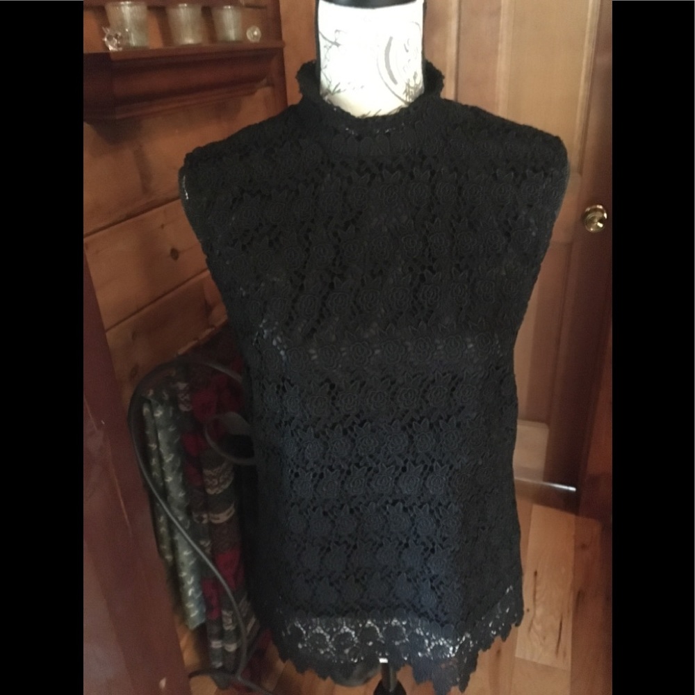 Lacy Sleeveless Top